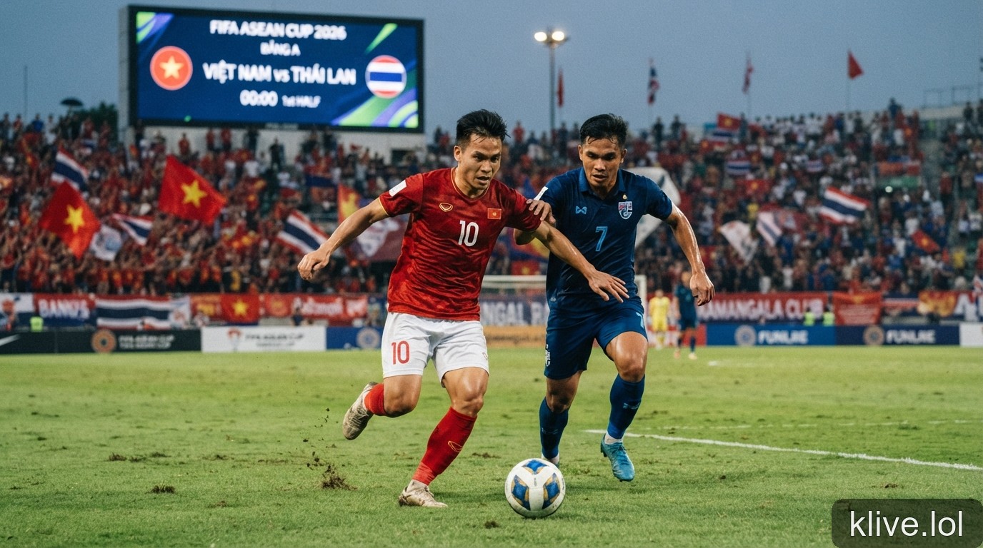 FIFA ASEAN Cup 2026: Việt Nam và Thái Lan tái đấu trong bối cảnh mới